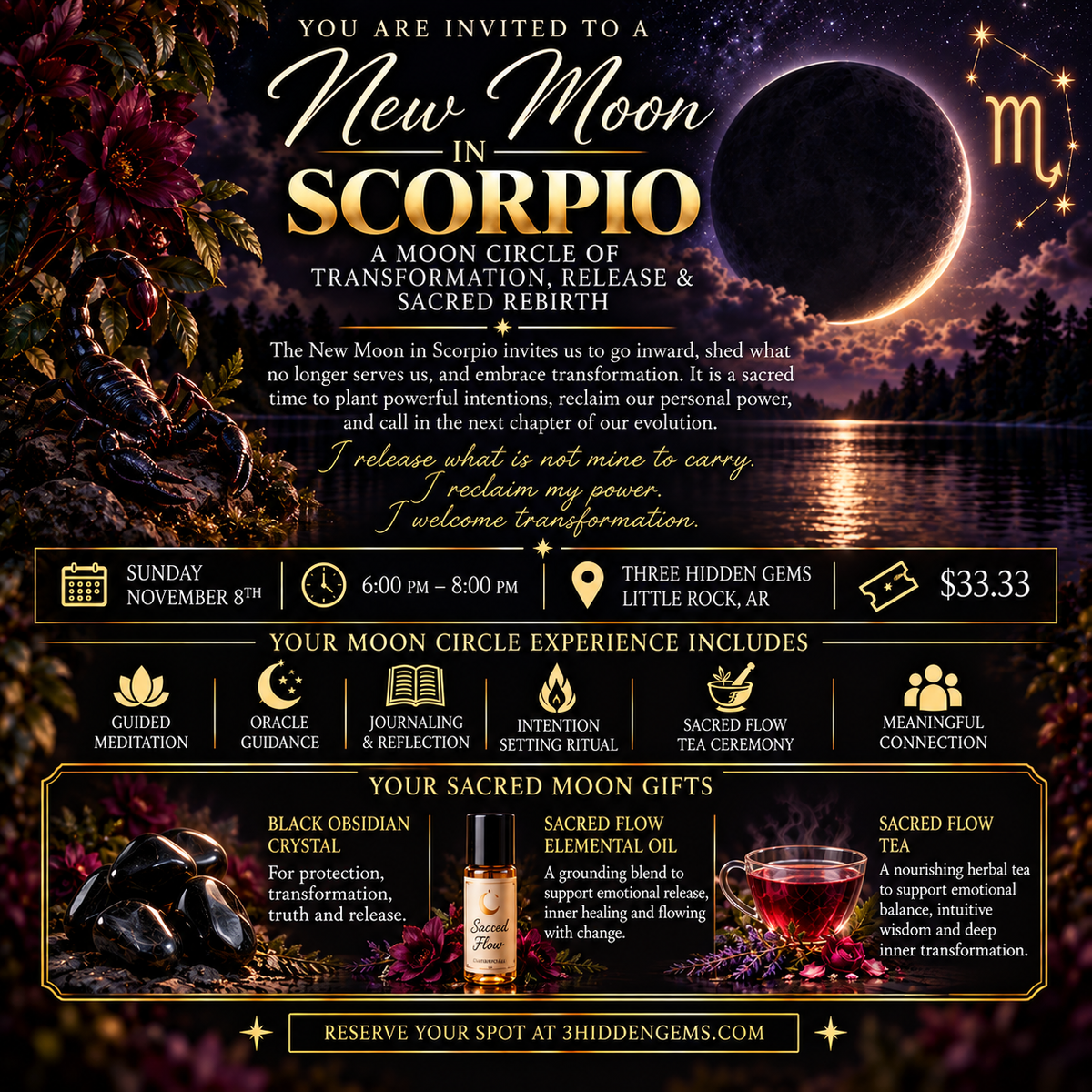 NEW MOON IN SCORPIO